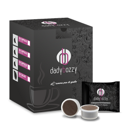 100 Capsule Caffe' DadyBozzy® compatibili Aroma Vero Lui Martello Miscela Selezione